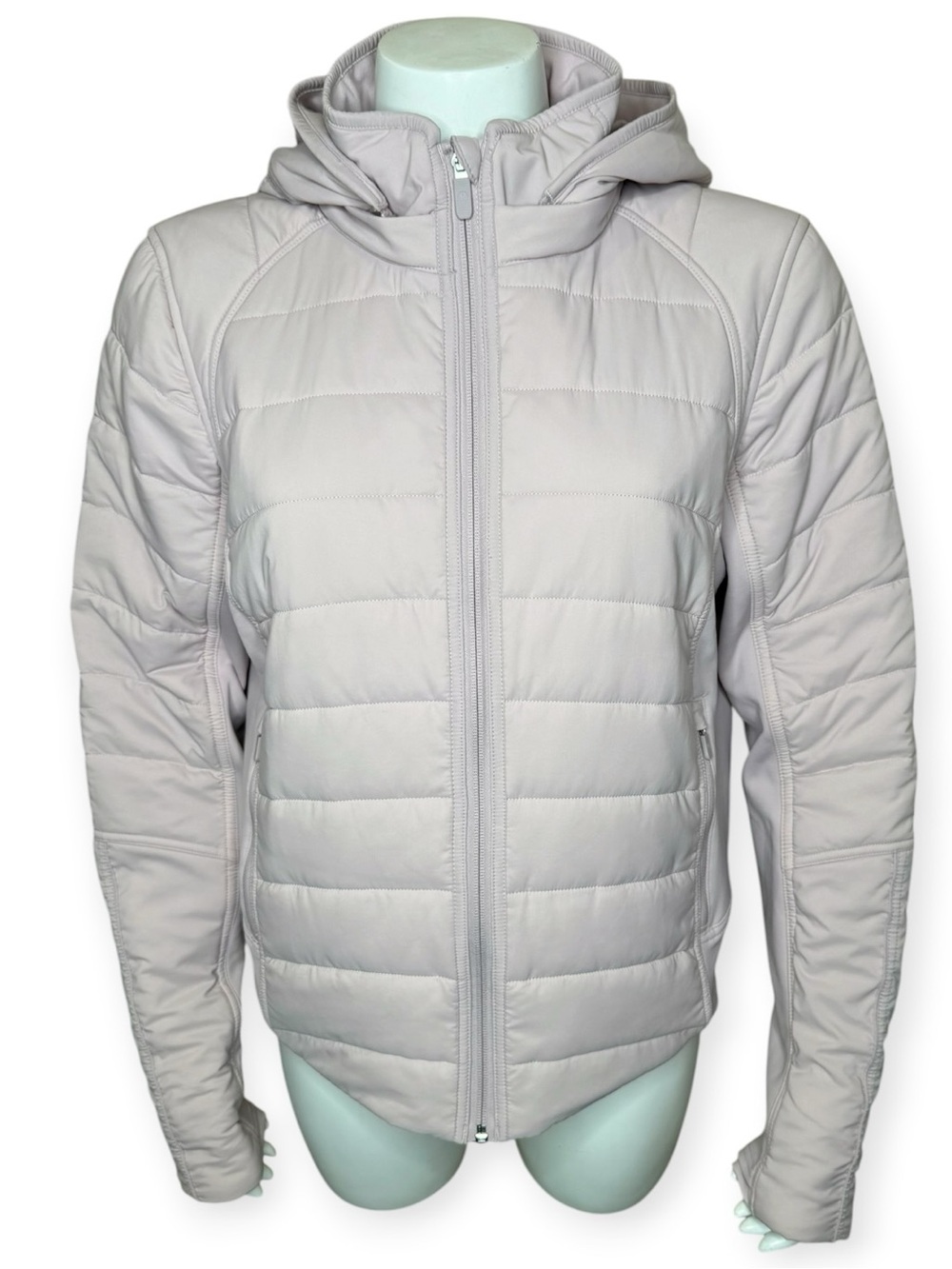 Lululemon Push Your Pace Jacket 10 Hooded Insulated Puffer Pink